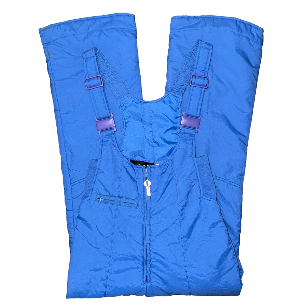 Vintage Ossi Skiwear Blue Snow Bib Overalls Jumpsuit Gorp Retro Athleisure Ski